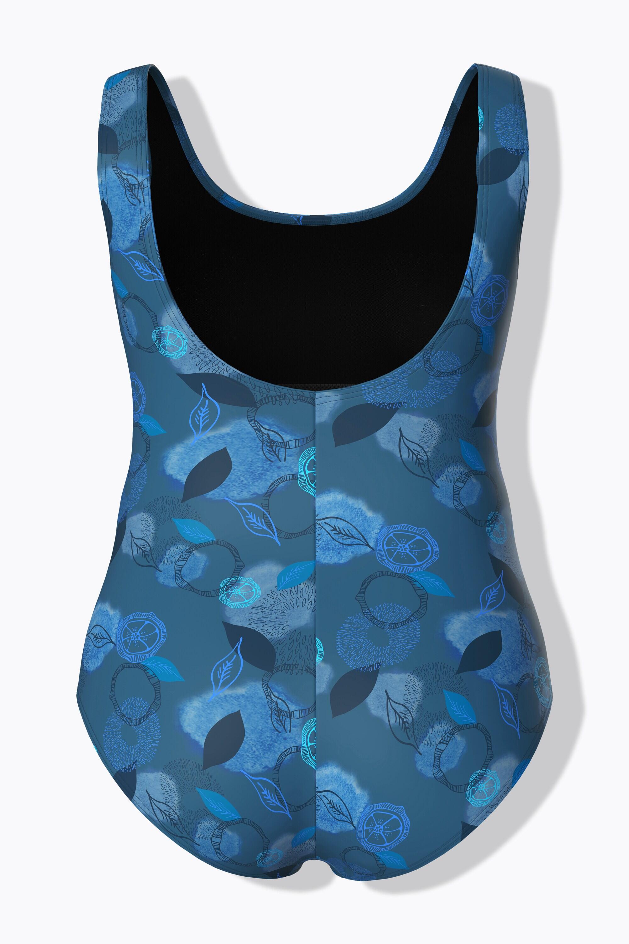 Femme Maillot de bain sans bonnets souples. Imprimé feuillage. Matière recyclée 7/7