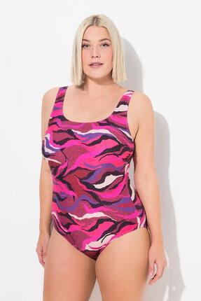 Femme Maillot de bain imprimé sans bonnets souples décolleté rond