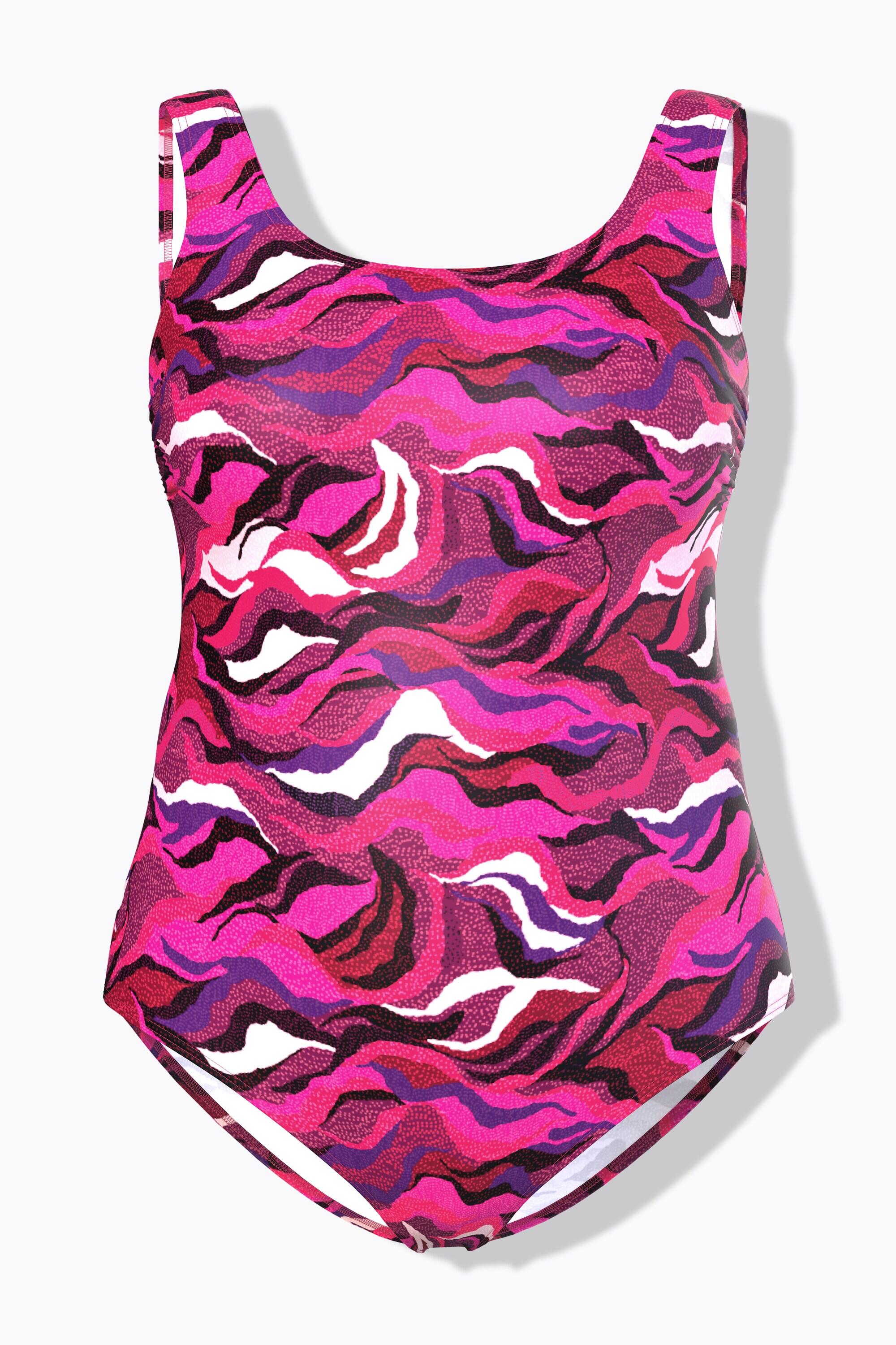 Femme Maillot de bain imprimé sans bonnets souples décolleté rond 7/7