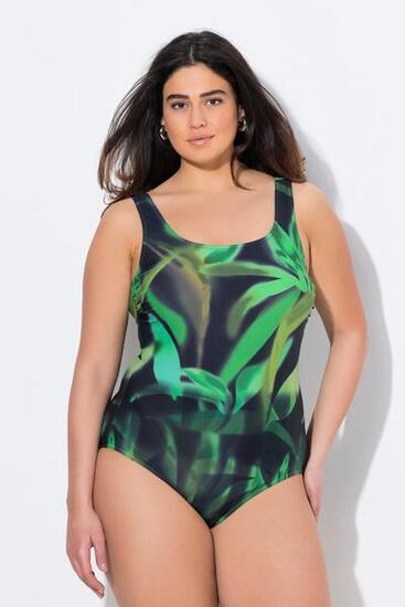 Femme Maillot de bain sans bonnets souples col rond