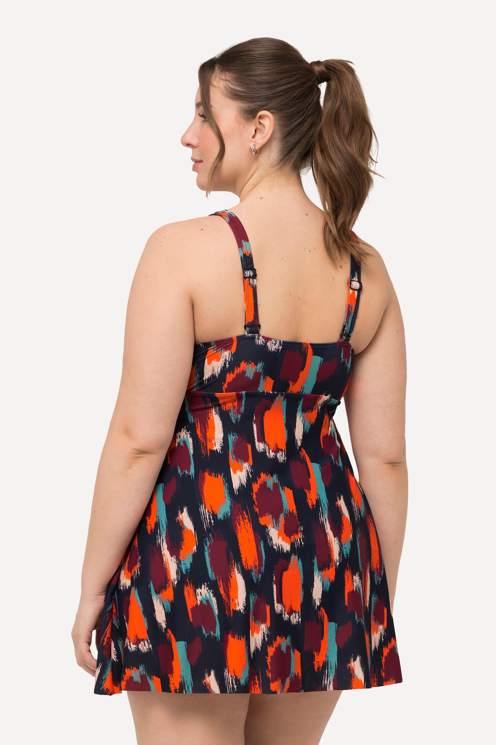 Femme Robe de bain à pois bonnets souples et bretelles ajustables 2/6