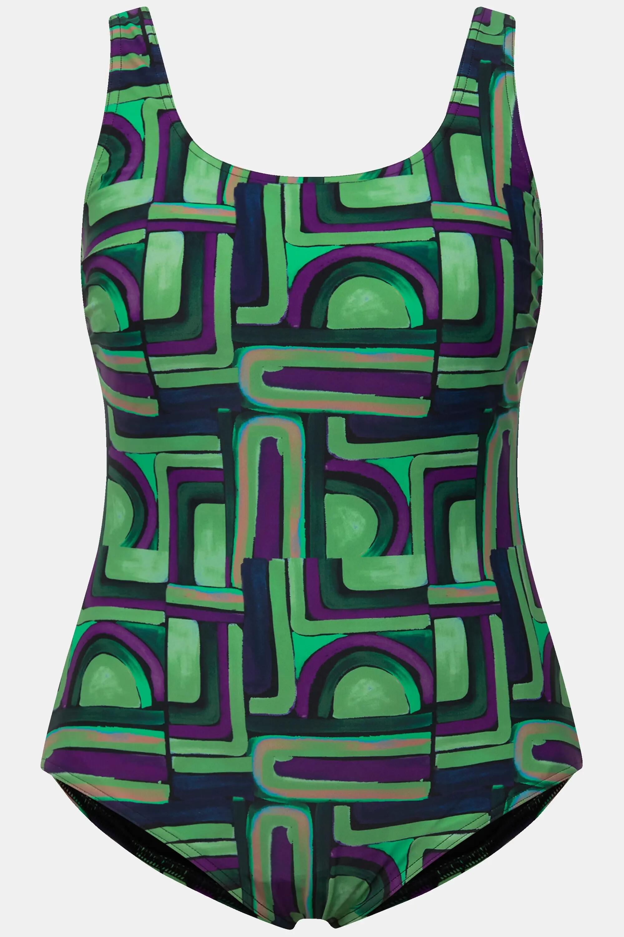 Femme Maillot de bain à tissu graphique sans bonnets souples 5/6