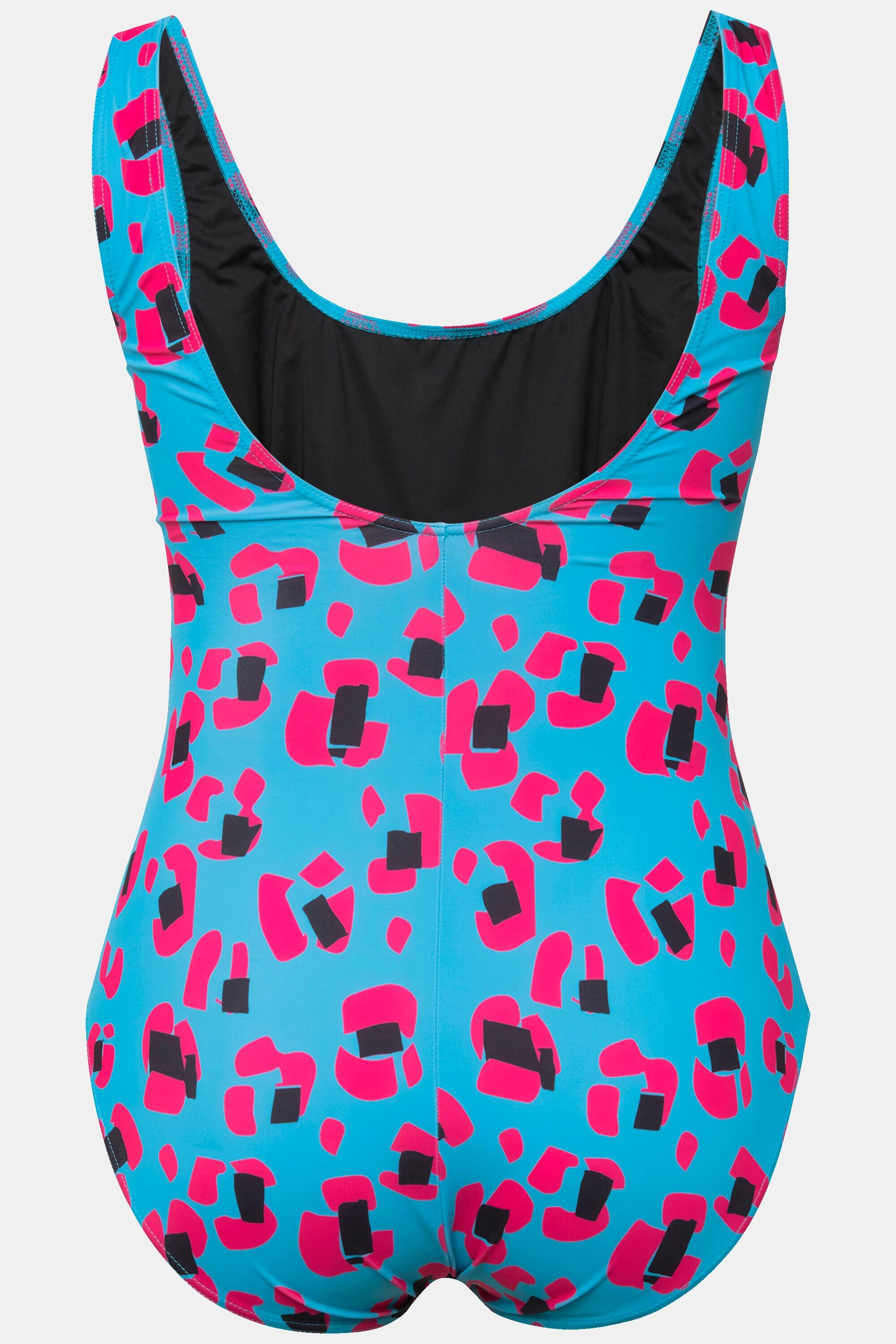 Femme Maillot de bain à imprimé fluo et fronces sans bonnets souples 6/6
