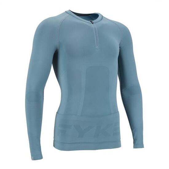 Maglia maniche lunghe senza cuciture con cintura integrata – Trail Running