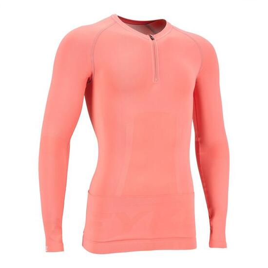 Maglia maniche lunghe senza cuciture con cintura integrata – Trail Running
