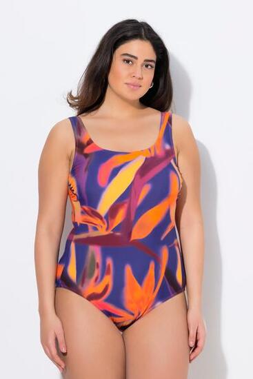 Femme Maillot de bain sans bonnets souples col rond