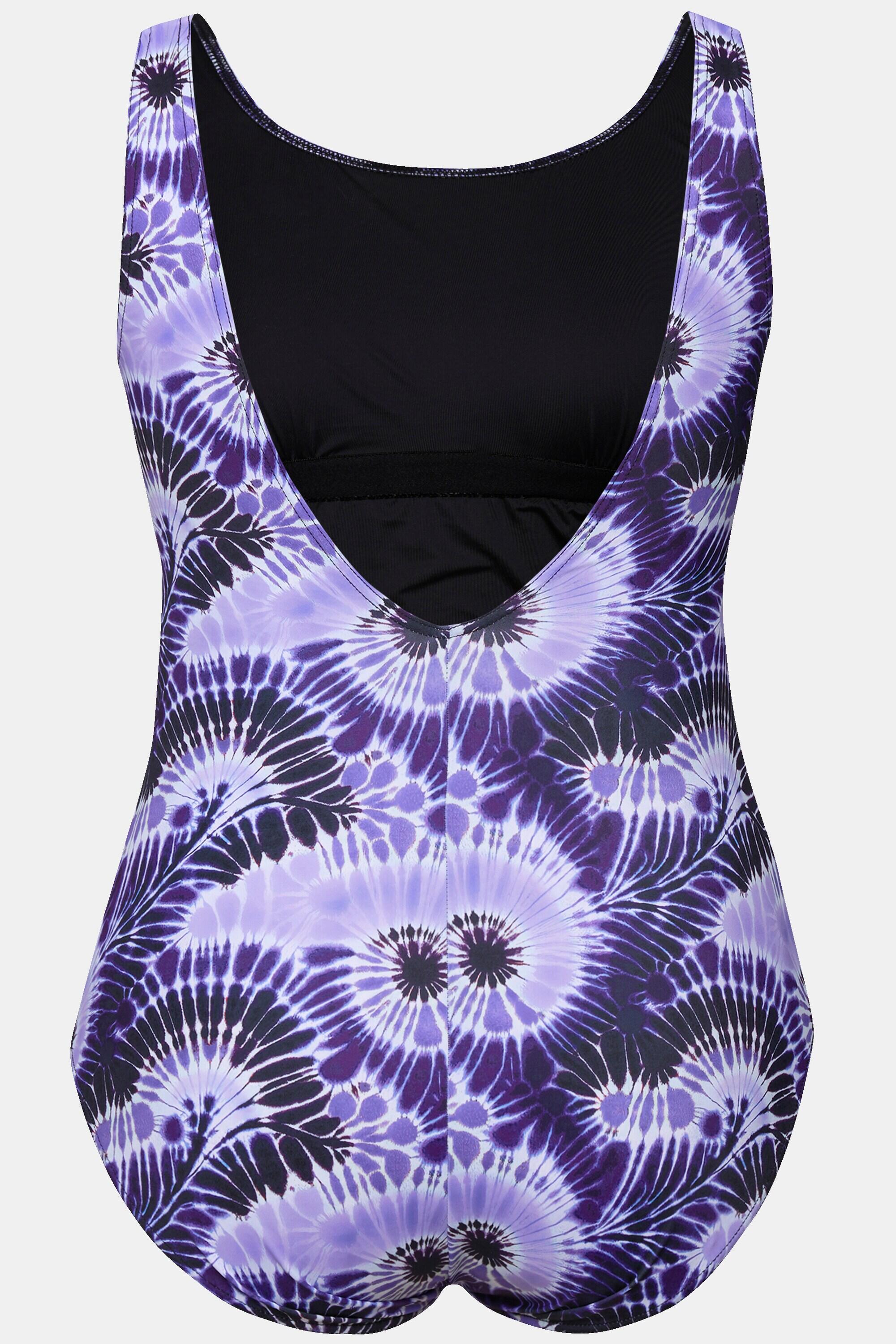 Femme Maillot de bain sans bonnets souples imprimé Batik 5/5