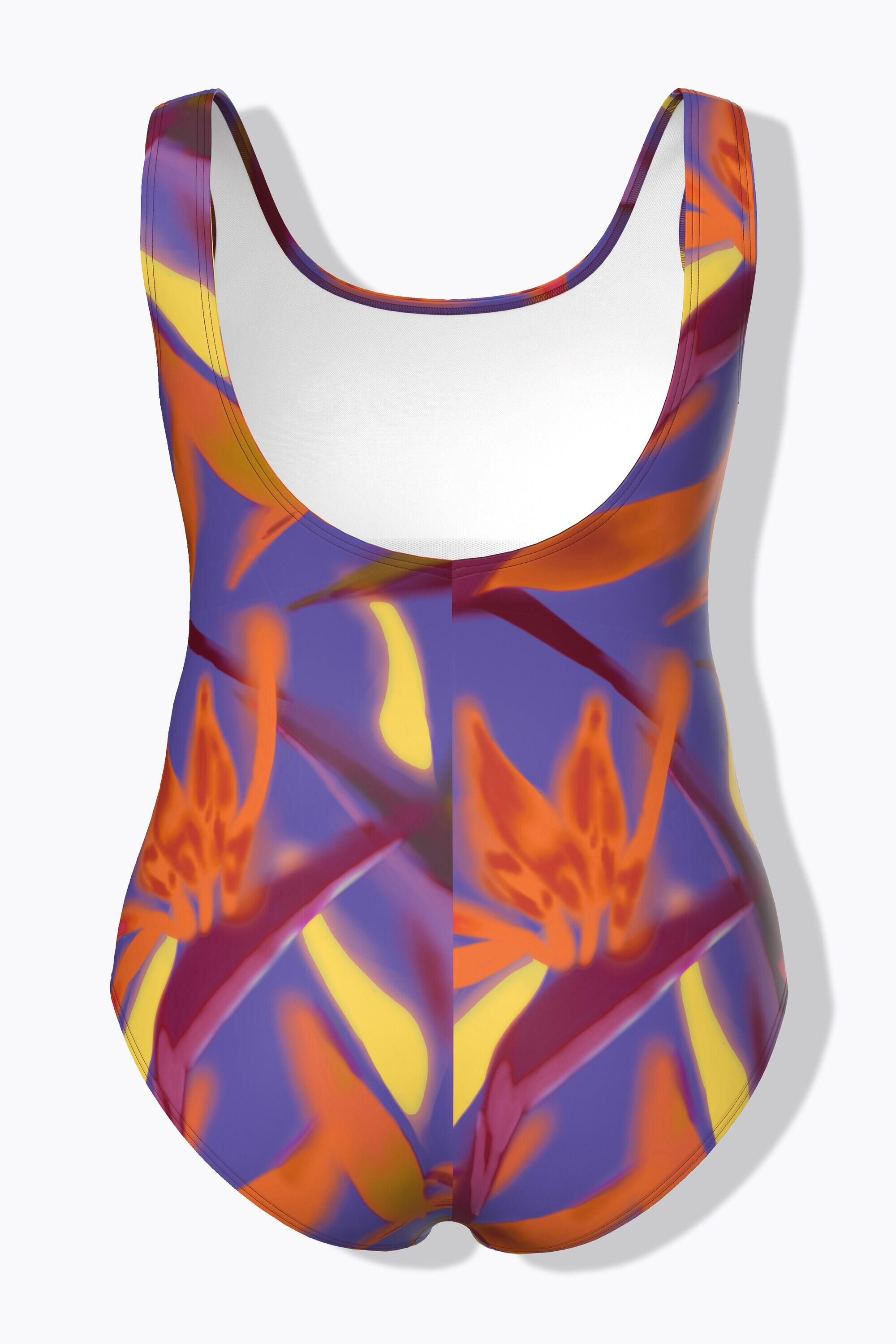 Femme Maillot de bain sans bonnets souples col rond 7/7