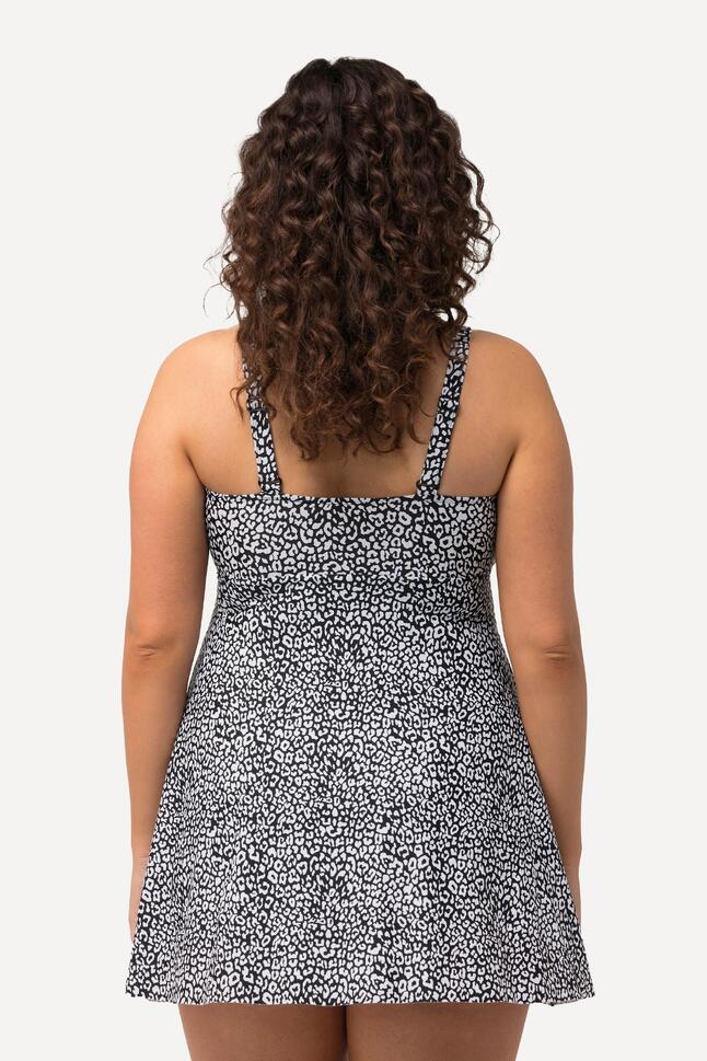 Damskie Strój kąpielowywzór w panterkę miękkie miseczki w kopertowym stylu