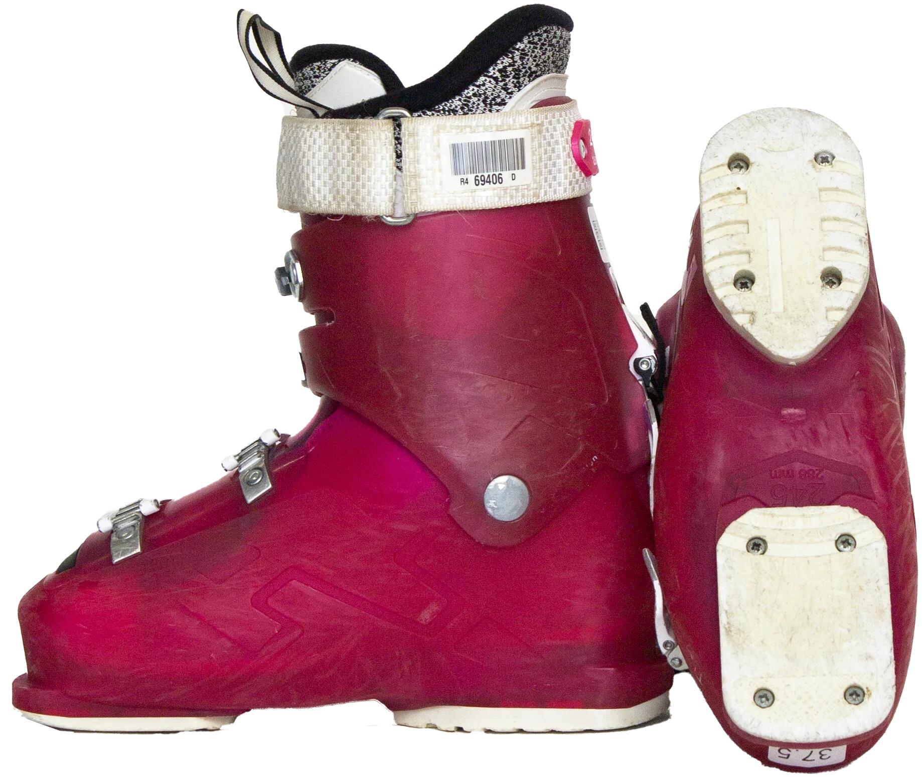 Chaussures de ski d'occasion - ROSSIGNOL Alltrack roses, 37 EU, bon état 4/4