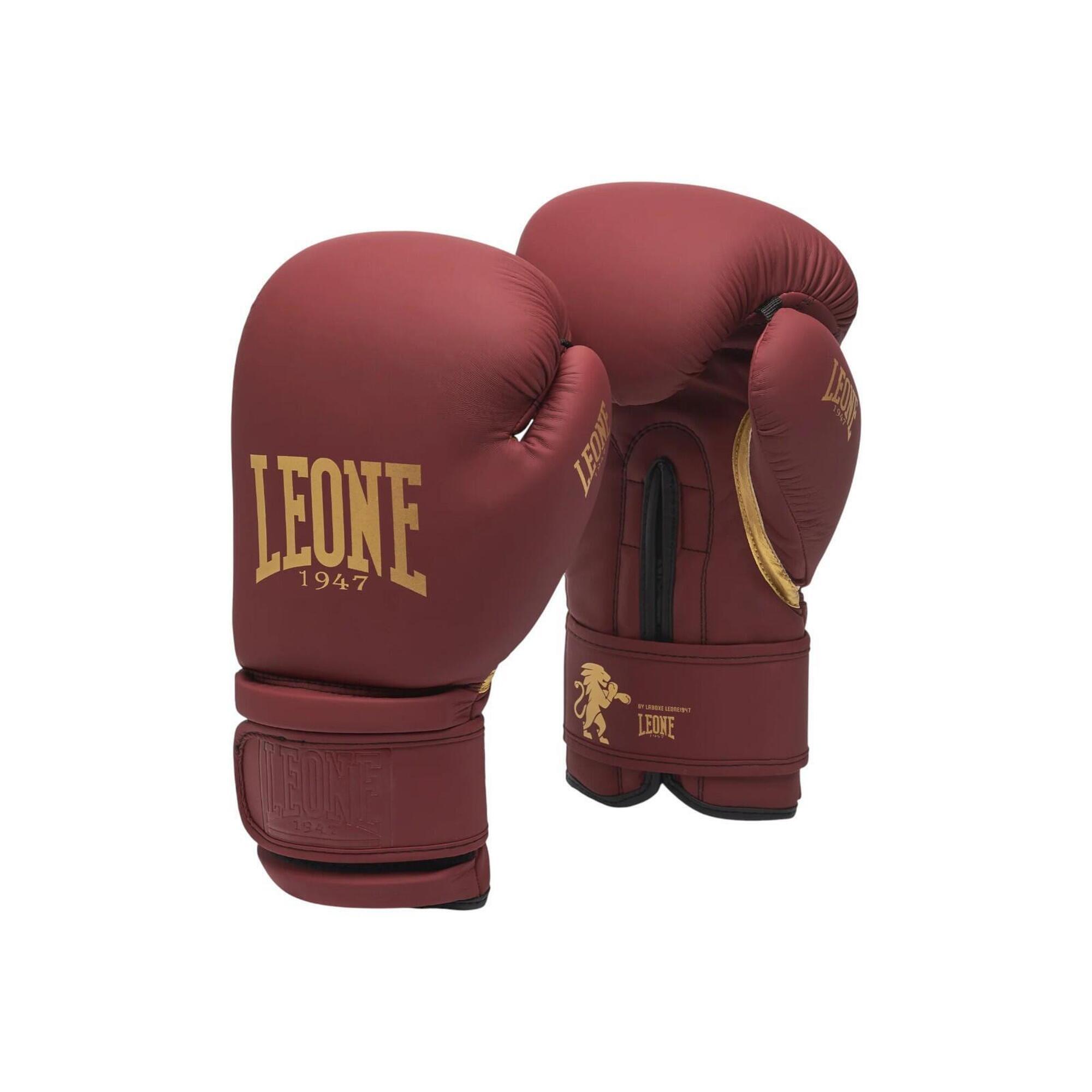 Leone 1947 Apparel - Leone Gants De Boxe Idol Bordeaux 16 Oz - Gants De Boxe - Rouge - 16 Oz - Decathlon