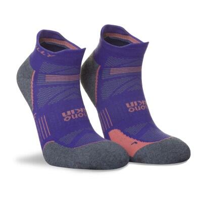 Hilly Supreme Socklet Socks - Plum/Grey Marl