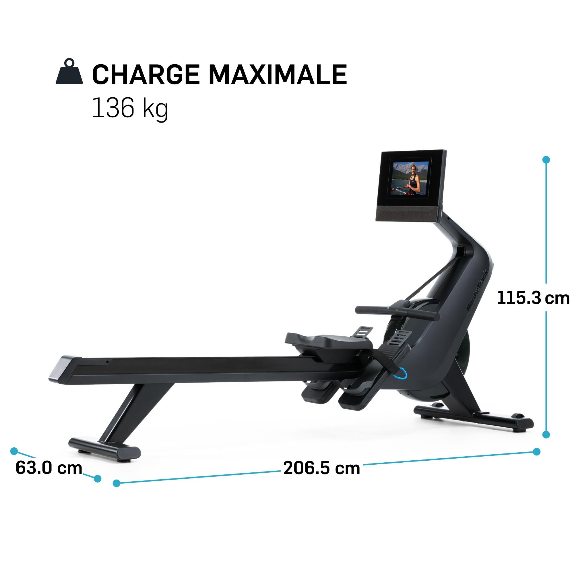 Rameur RW700 Résistance Magnétique / Écran HD Coaching iFIT 5/7
