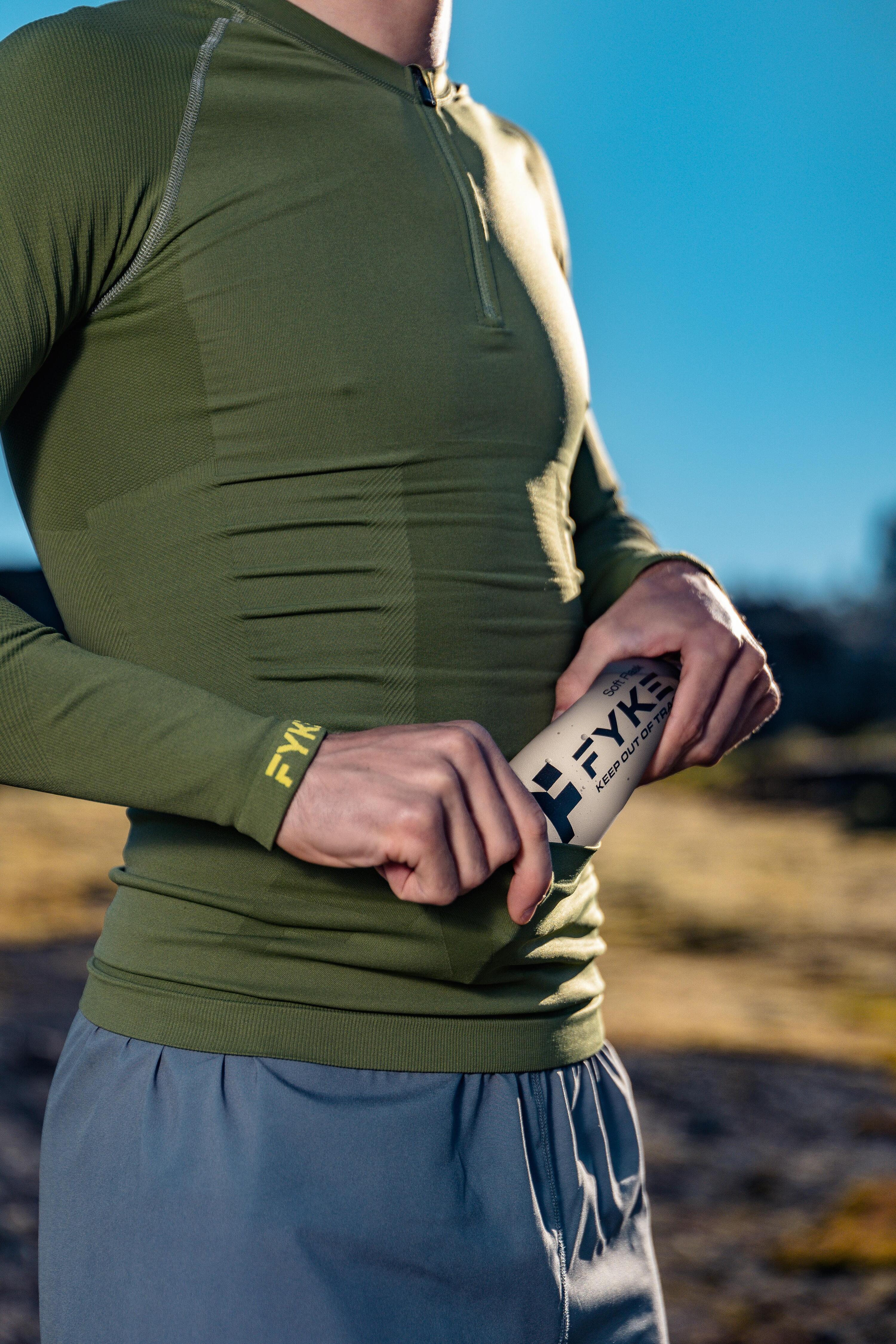 T-shirt manches longues sans coutures avec ceinture intégrée – Trail Running 3/3