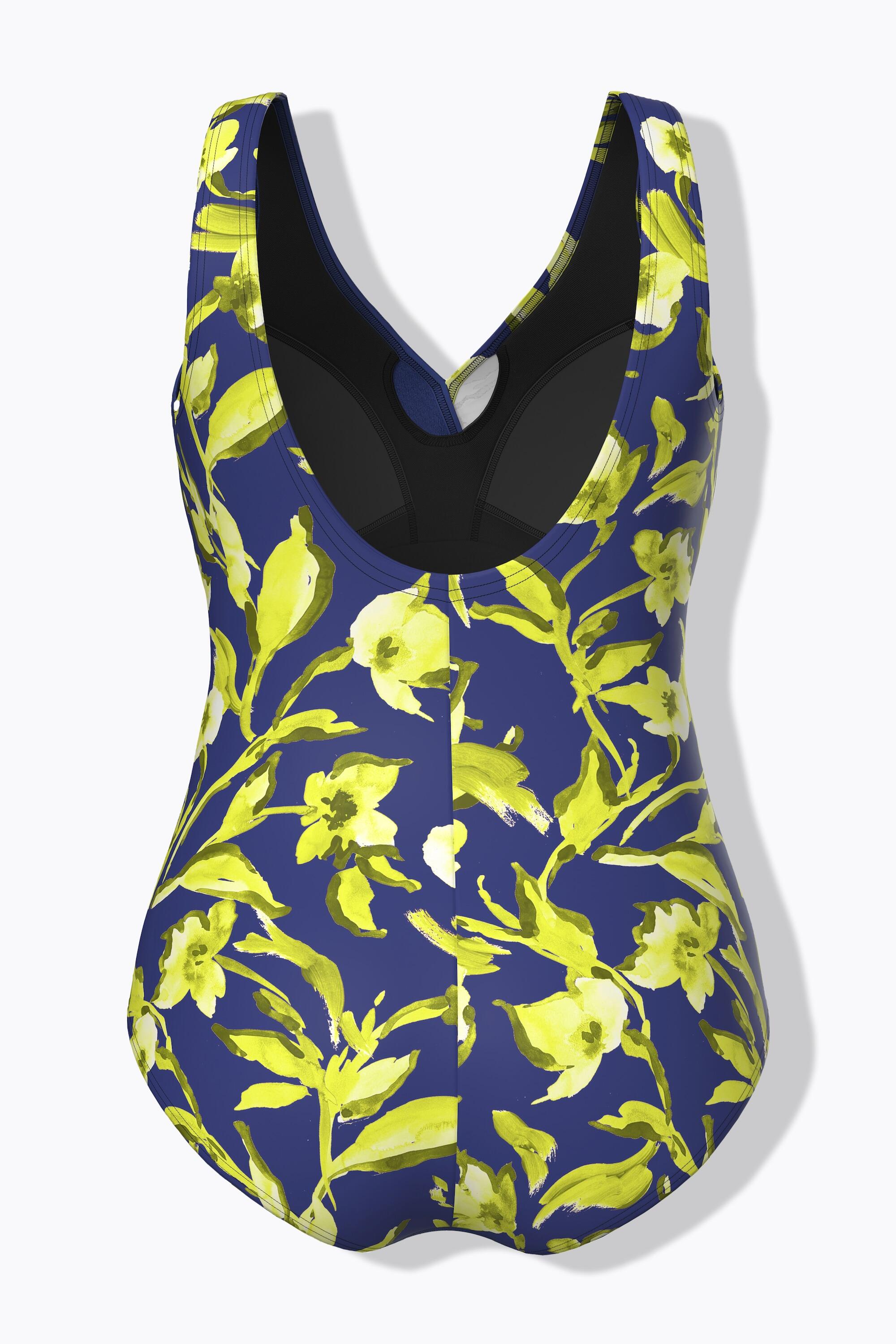 Femme Maillot de bain à bonnets souples décolleté en V avec effet cache-cœur 7/7