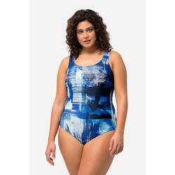 Femme Maillot de bain imprimé. Sans bonnets souples. Décolleté rond