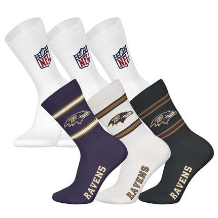 Socken Unisex 6er Pack Stretch-NFL 6Pack Crew Socks