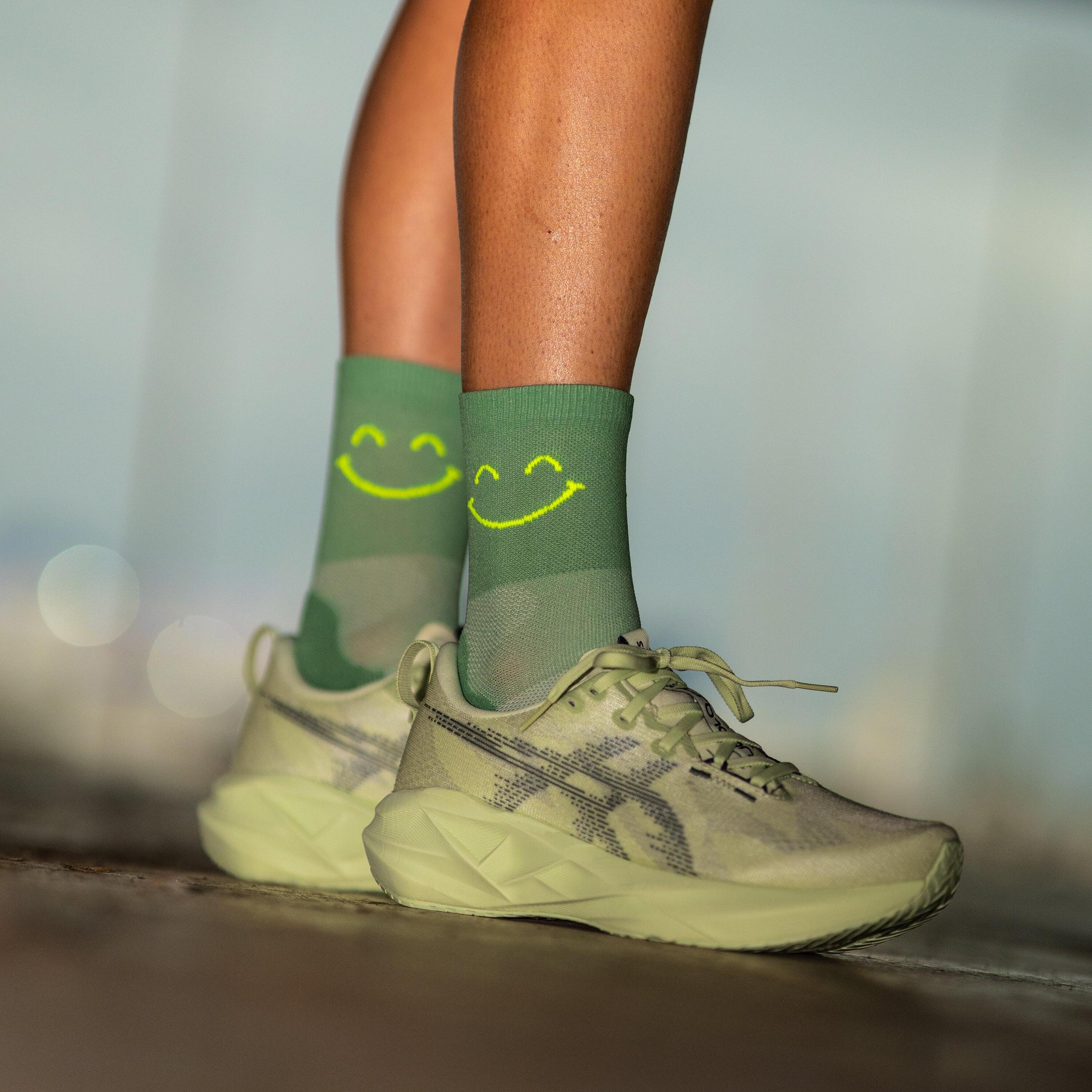 HAPPY MODE GREEN - CHAUSSETTES DE COURSE ULTRALÉGÈRES 2/6