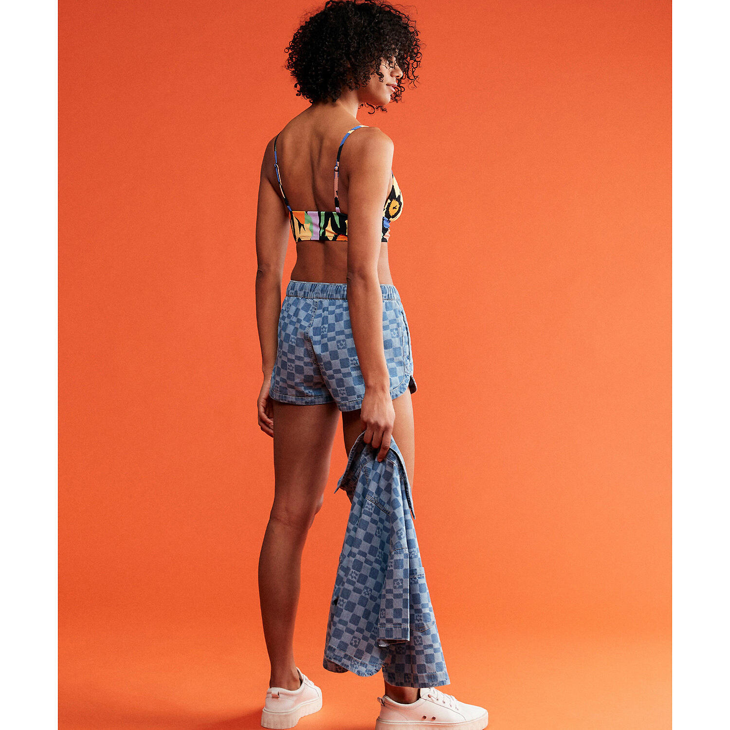 Damen Short W NEW IMPOSSIBLE PRINTEDMID 2/2