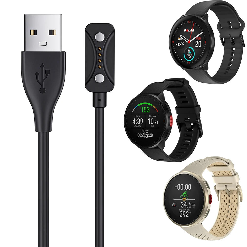 Câble de charge magnétique Polar (Pacer/Ignite 3/Vantage V3) – 1 m 2/6