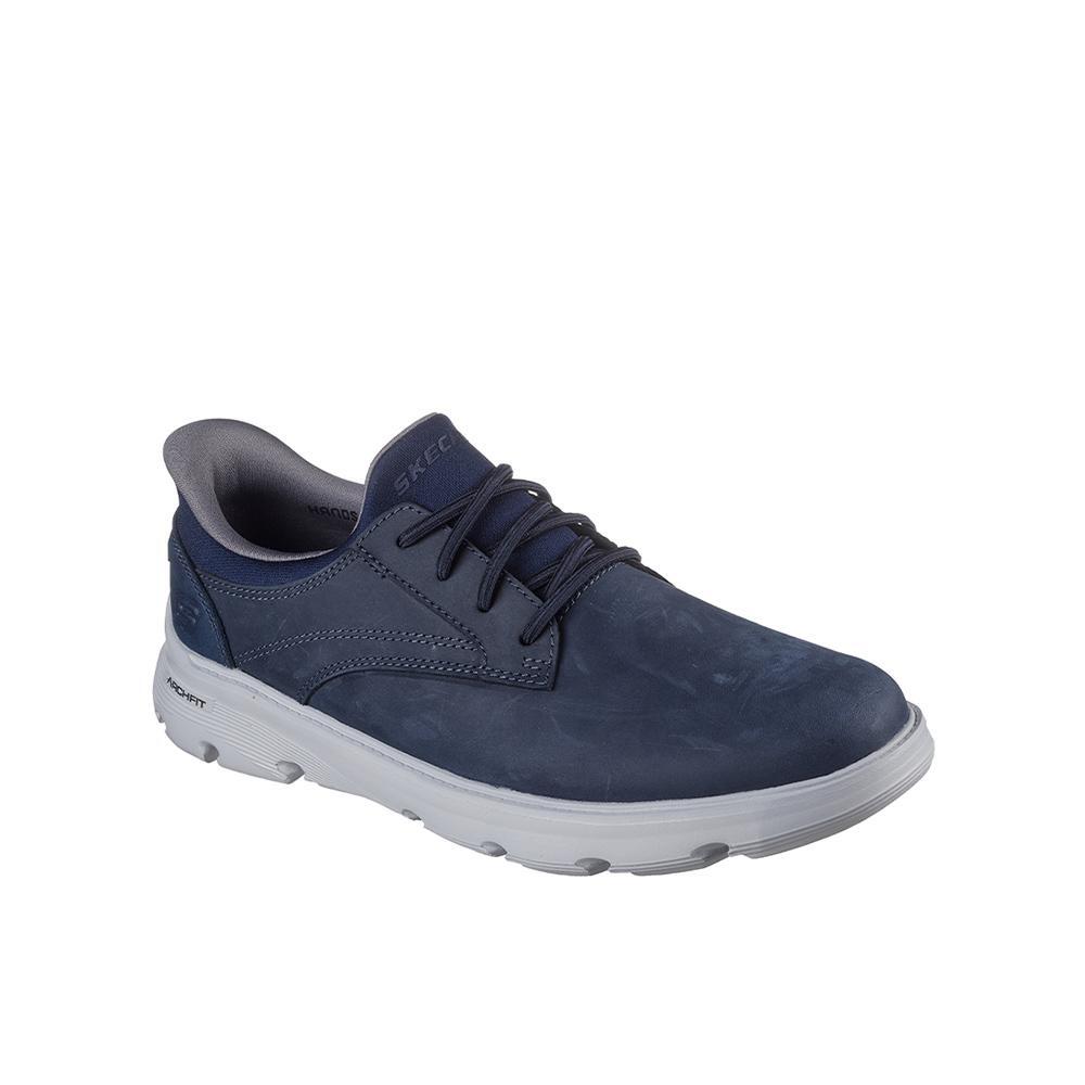 Zapatos Skechers Homem Relaxed Fit: Arch Fit Garza - Langston Azul Marinho 2/4