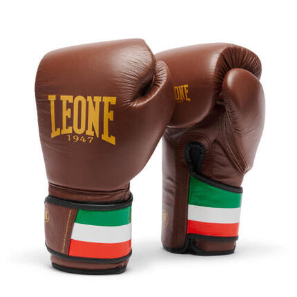 LEONE gants de boxe ITALY 47 marron 12 oz
