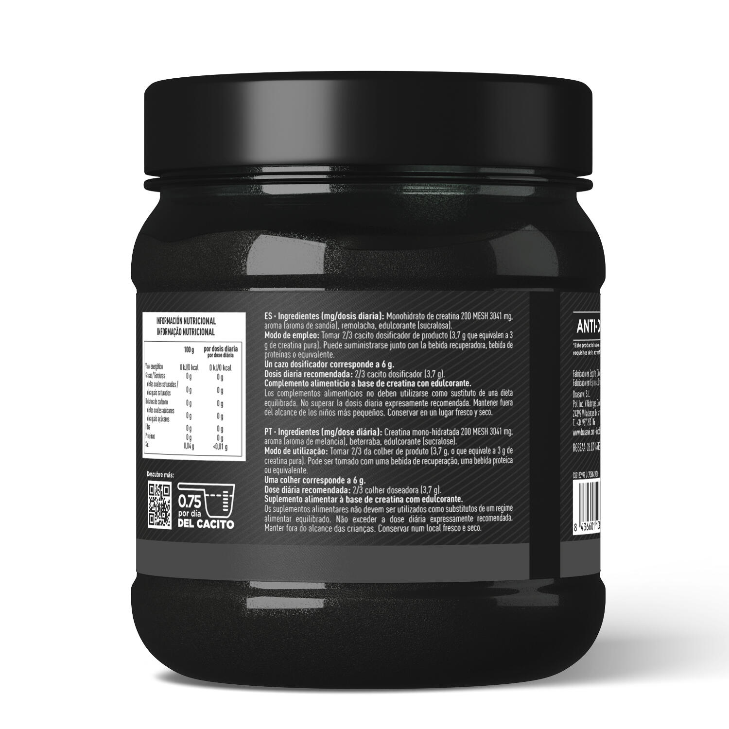 Creatina 200 MESH 300 g Sabor Sandía – Sport Live Drasanvi 5/7