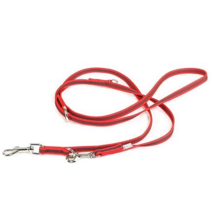 Laisse de sport anti-glisse Color & Gray 14mm x 2,2m ajustable à 3 anneaux,