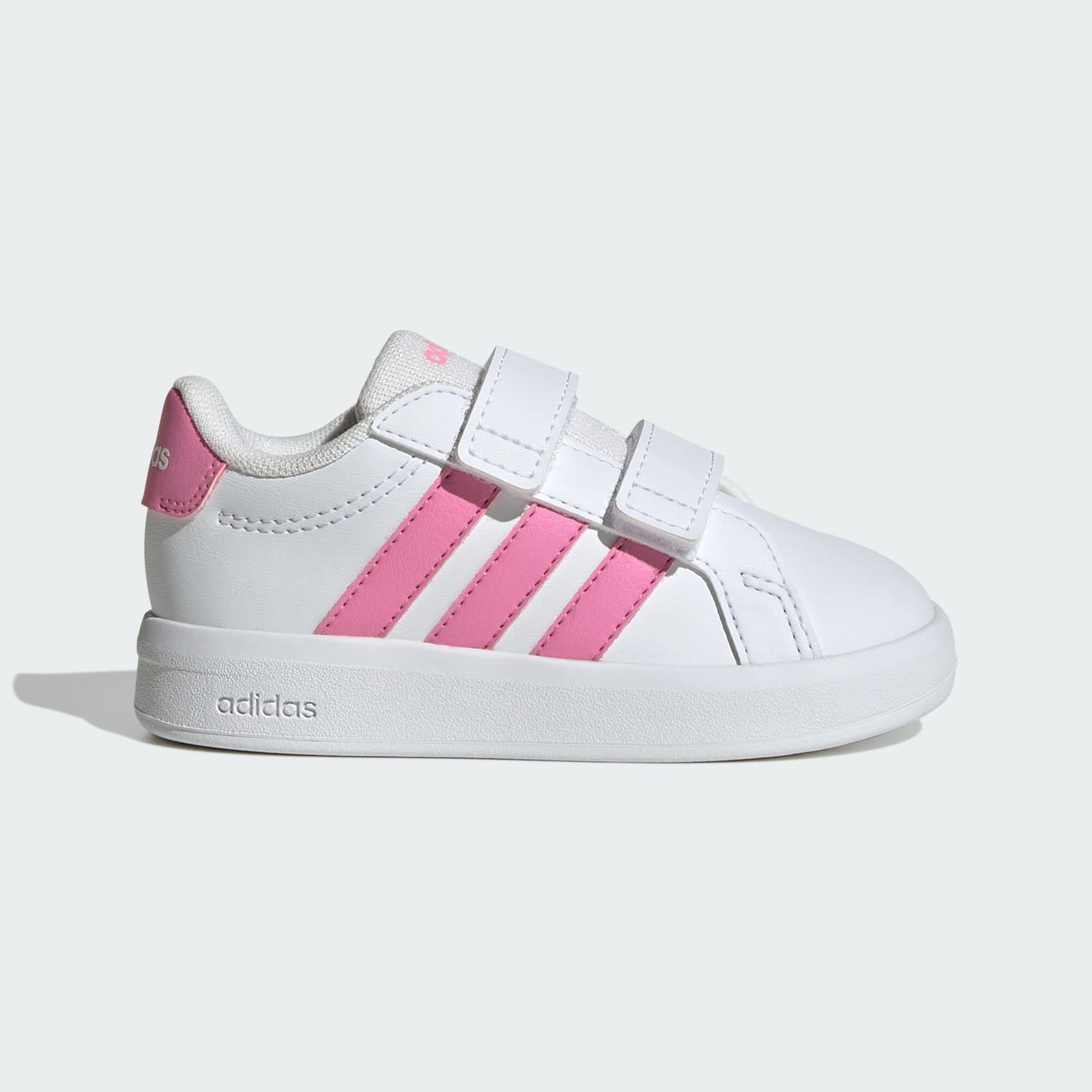 Adidas - Chaussure Grand Court 3.0 Bébés - Chaussures De Sport - Blanc|rose - Decathlon
