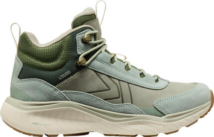 Damen LEIKI LEATHER MID WP W Wanderschuh Eisberggrün/Bronzegrün