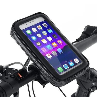 Waterdichte stuur smartphonehouder ≤6,3" – 90×175 mm