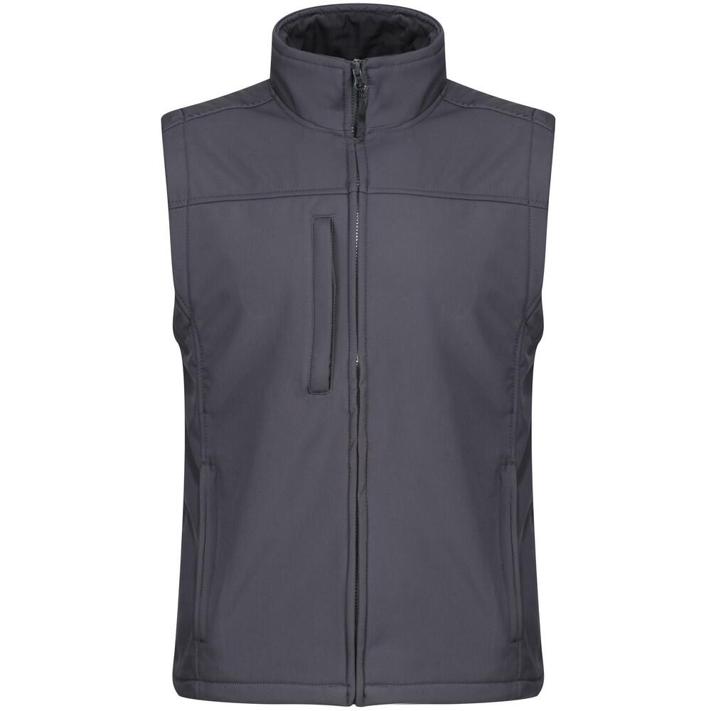 REGATTA Mens Flux Softshell Bodywarmer / Sleeveless Jacket Water Repellent And Wind