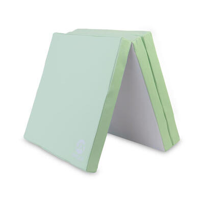 Turnmatte 180 x 60 x 6 cm schwarz Weichbodenmatte klappbar Jeflex