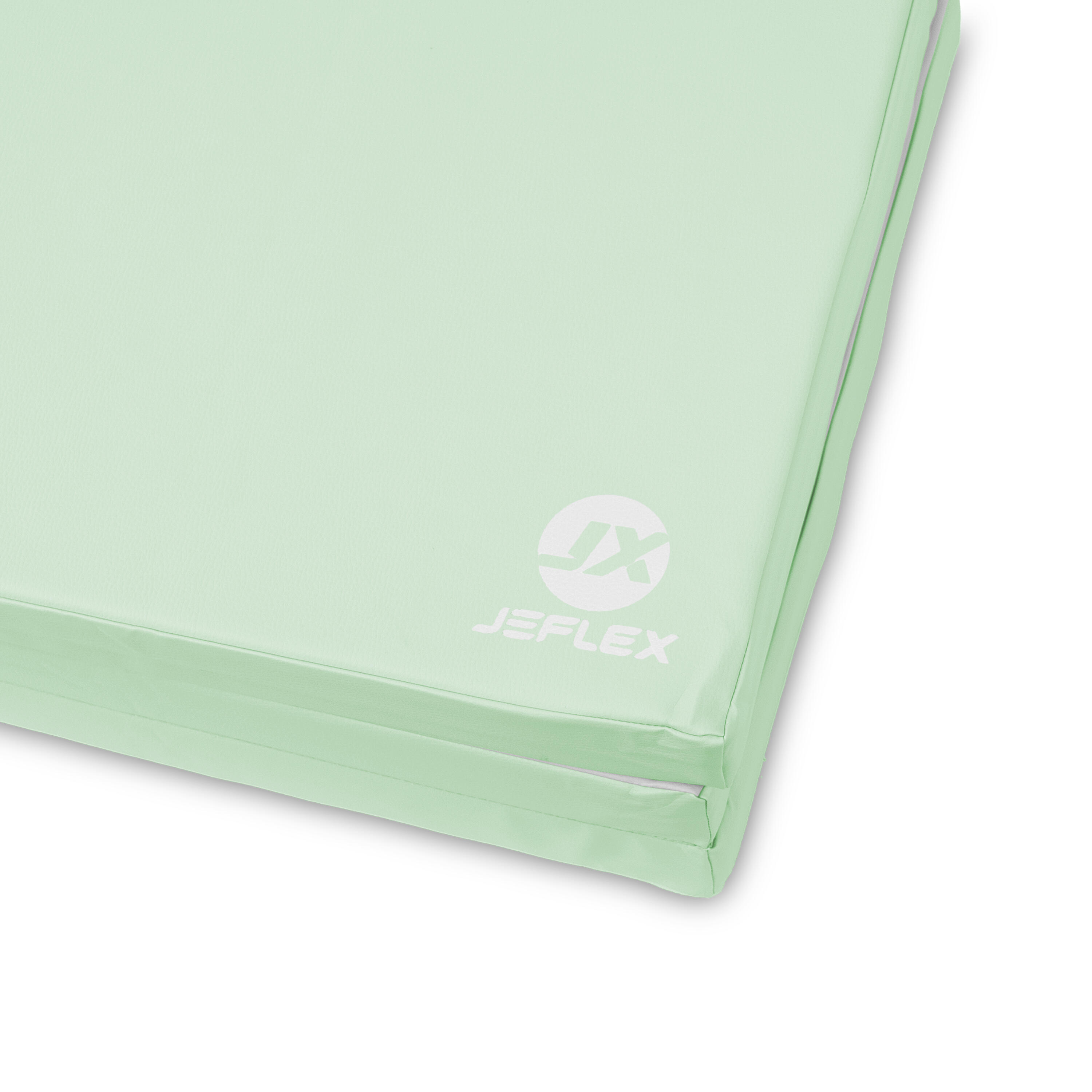 Jeflex Tapis de gymnastique pliable 180x60x6 cm vert/gris souple 4/7