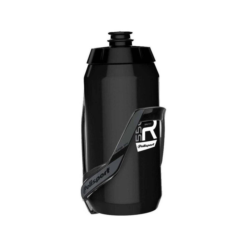 Water bottle holder kit pro + water bottle Polisport R550