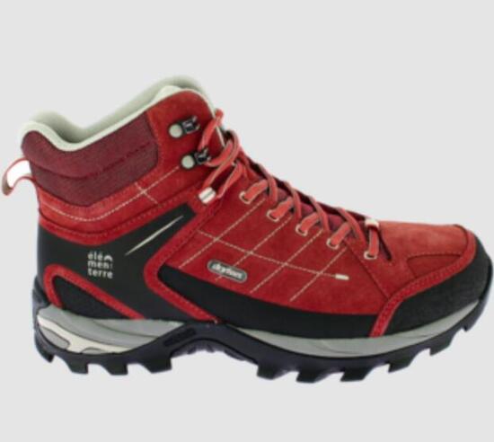 Chaussure de Randonnée Femme Elementerre "Sonora EV Mid" Rouge 38