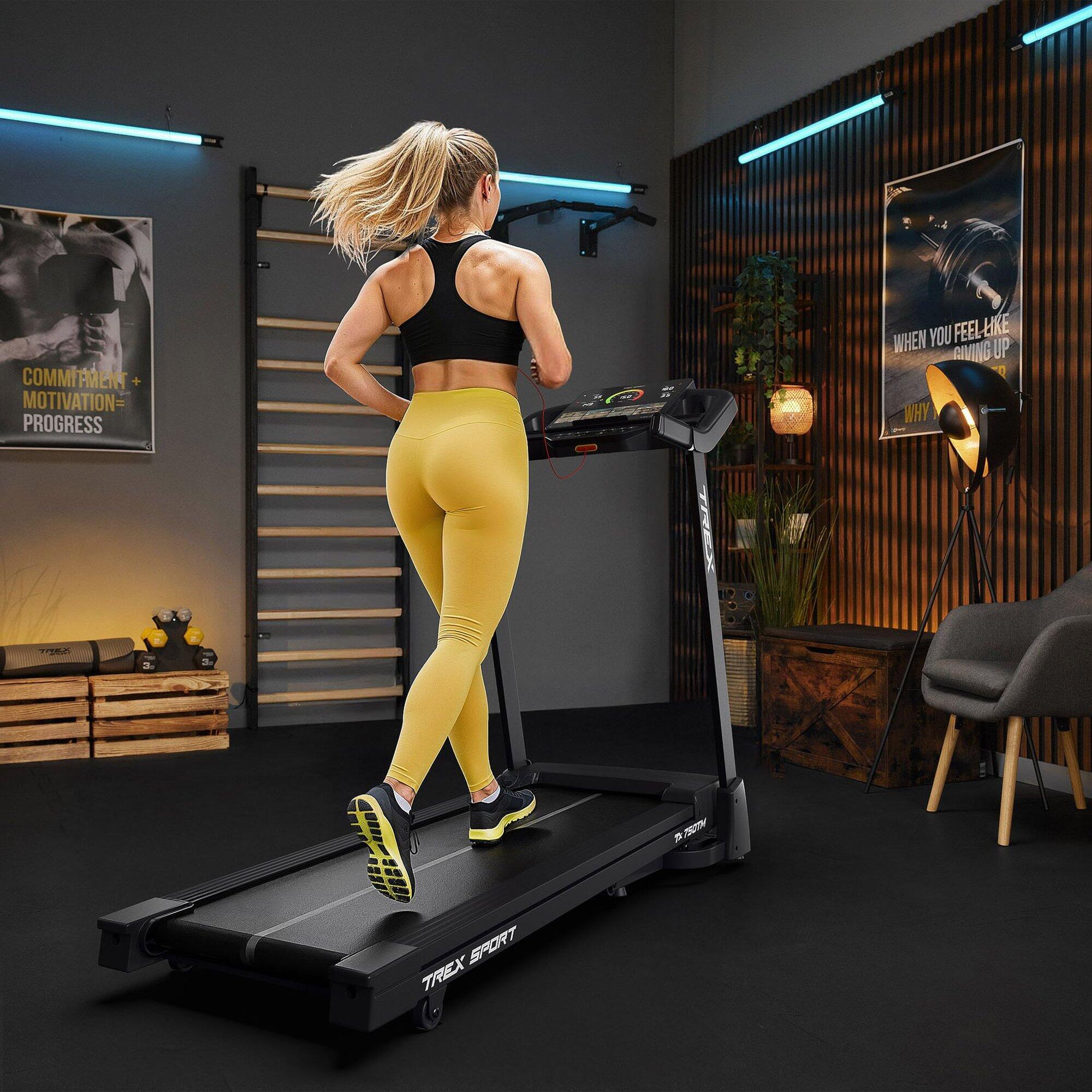 Tapis roulant elettrico Trex Sport NORE TX-750TM 15 km/h inclinazione automatica 3/7