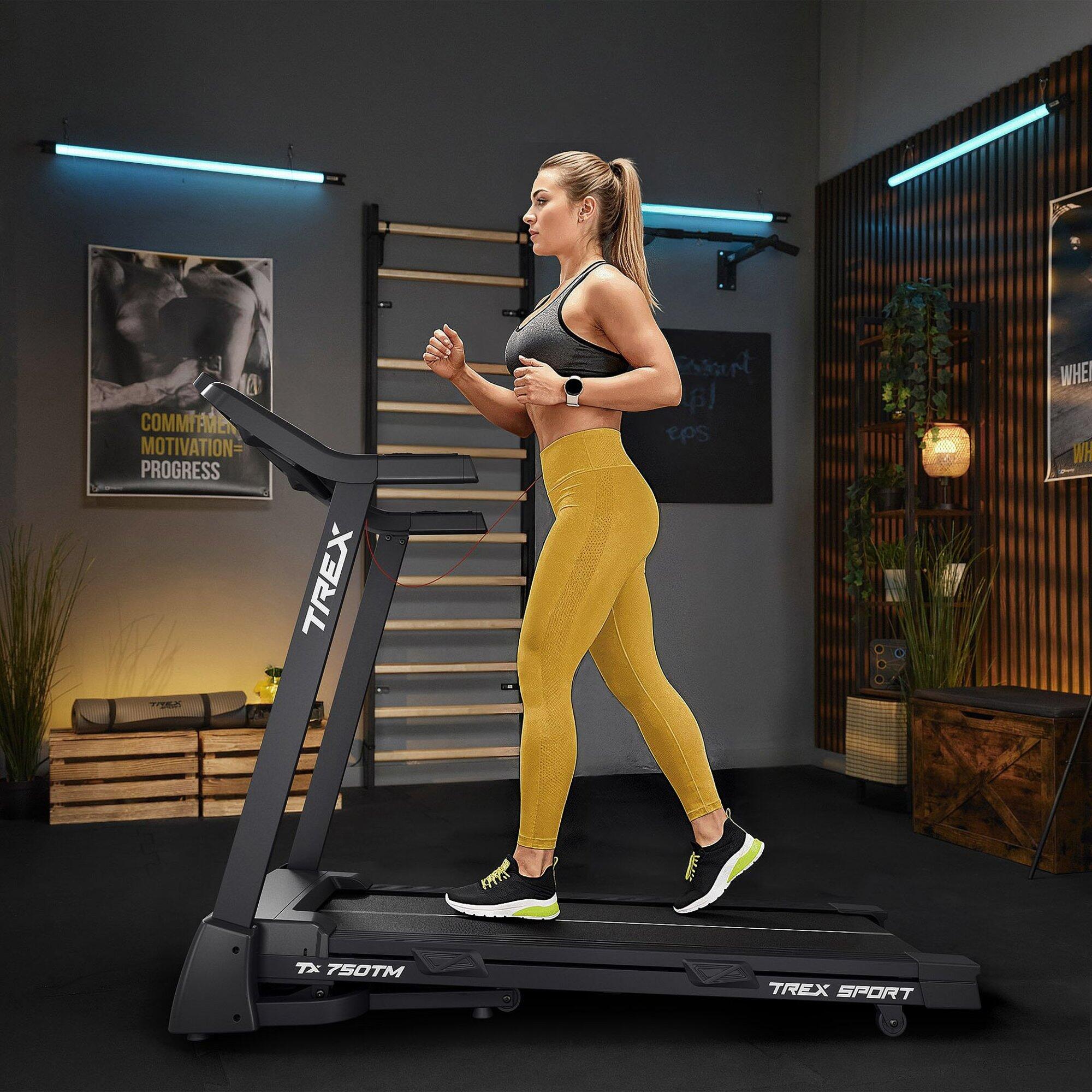 Tapis roulant elettrico Trex Sport NORE TX-750TM 15 km/h inclinazione automatica 2/7