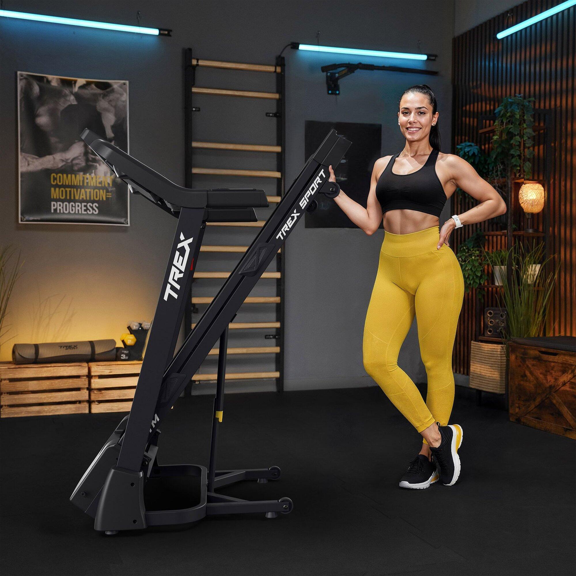 Tapis roulant elettrico Trex Sport NORE TX-750TM 15 km/h inclinazione automatica 5/7
