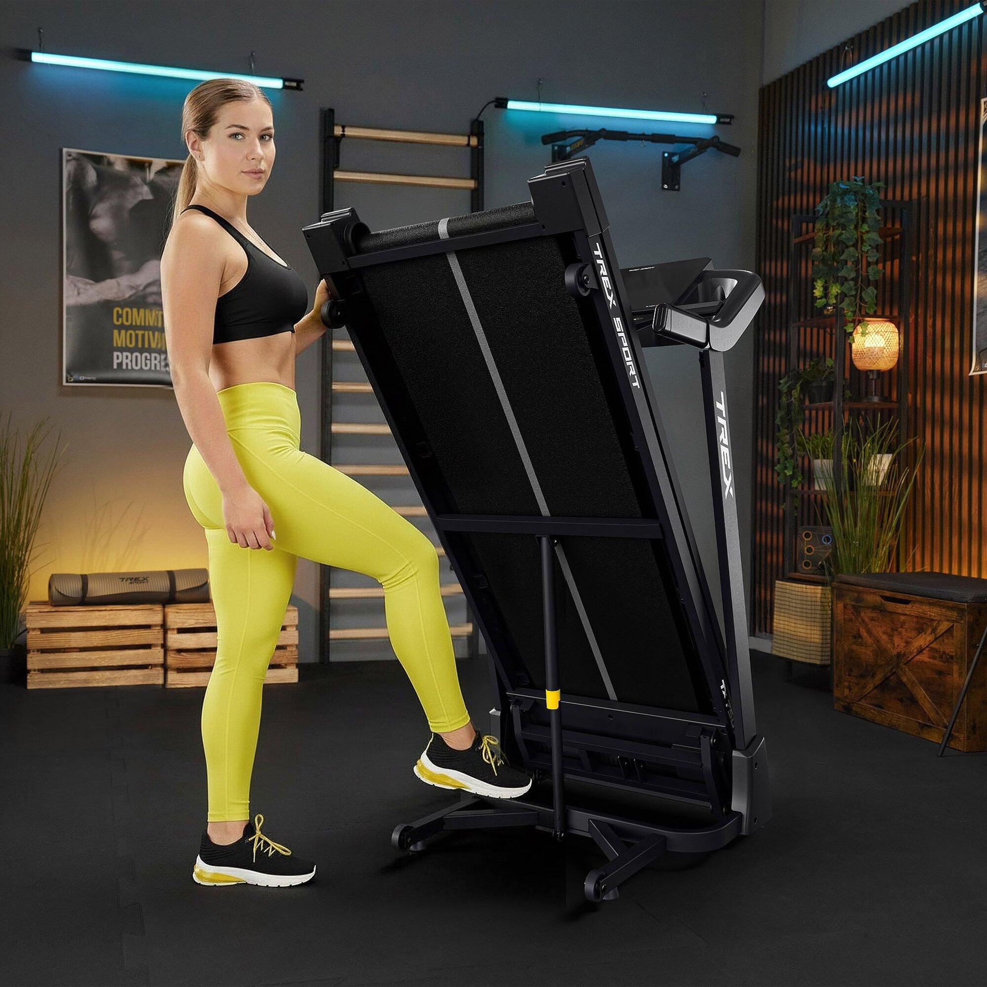 Tapis roulant elettrico Trex Sport NORE TX-750TM 15 km/h inclinazione automatica 4/7