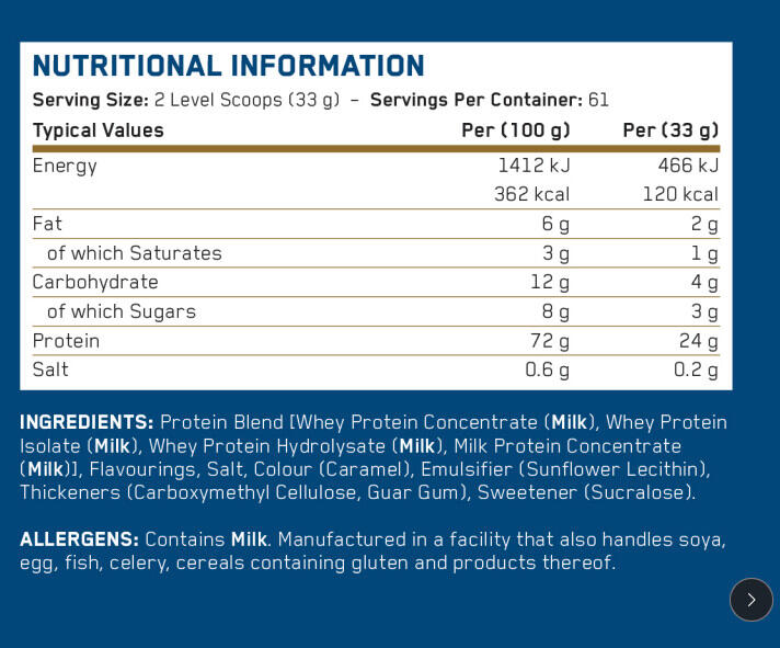 Critical Whey 2kg Applied Nutrition 3/3