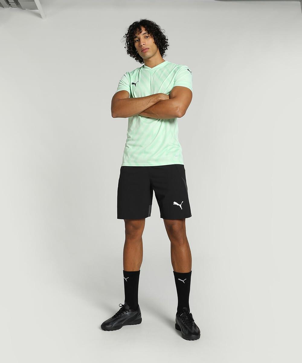 Maglia Puma Teamglory Uomo — 100% Poliestere Riciclato, Fresh Mint/Puma Black, M 5/6