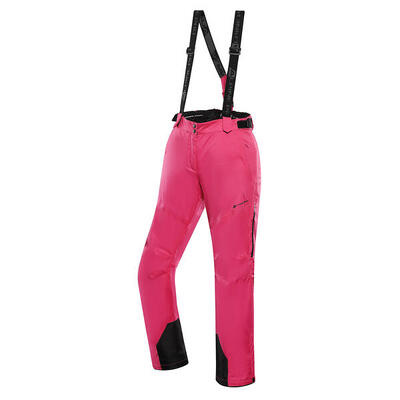 Pantaloni da sci ALPINE PRO Osaga donna rosa XS