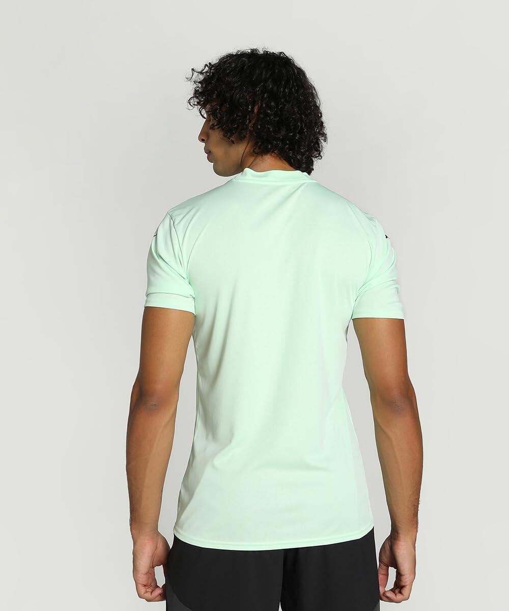Maglia Puma Teamglory Uomo — 100% Poliestere Riciclato, Fresh Mint/Puma Black, M 4/6