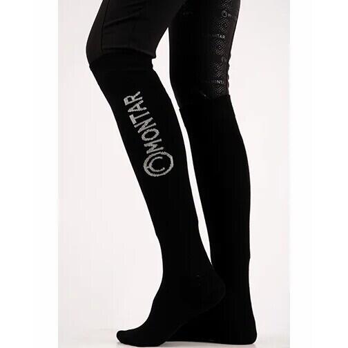 Lange Reitsocken mit Logo Montar 2/3