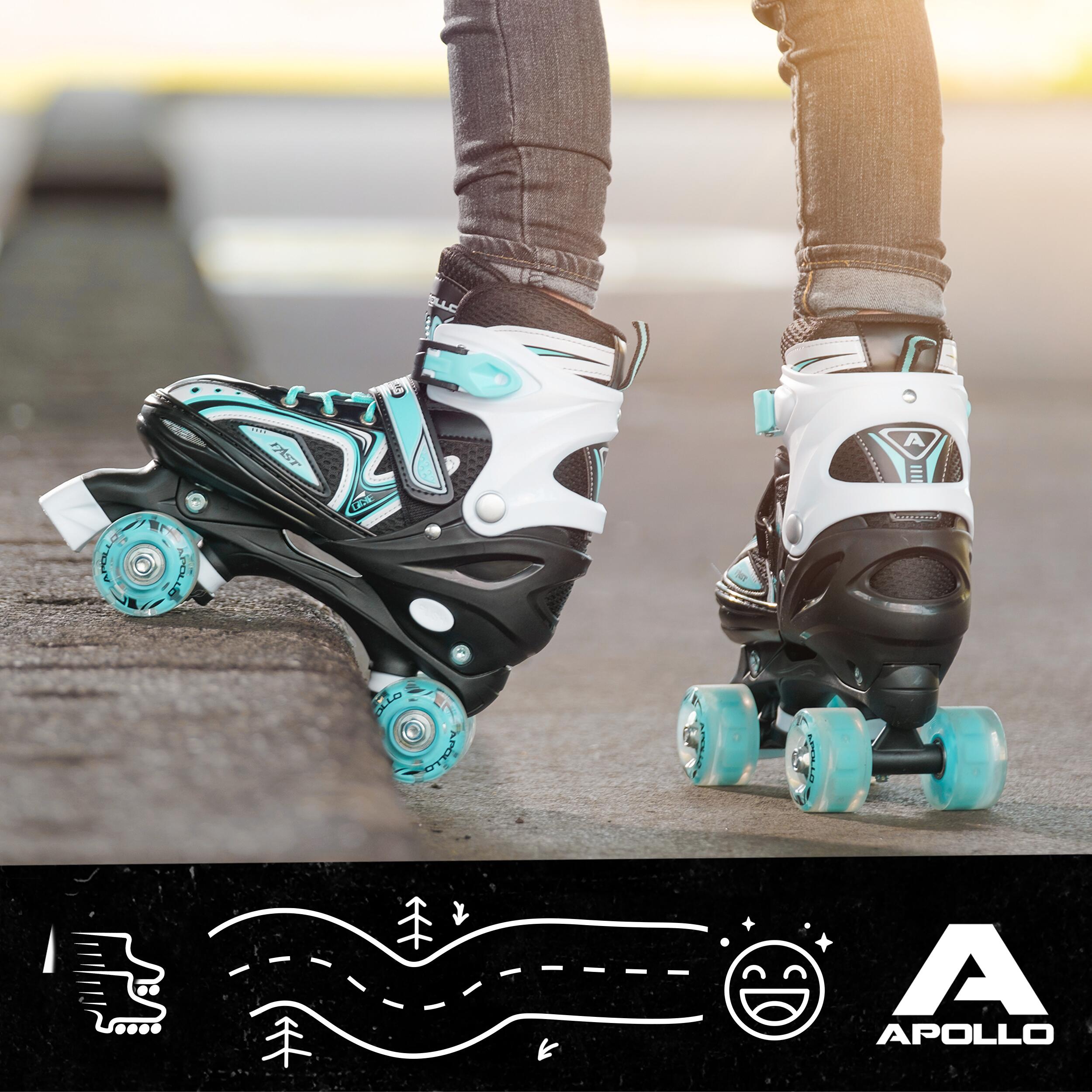 Apollo Super Quad LED ABEC7 Patins réglables enfant 6/7