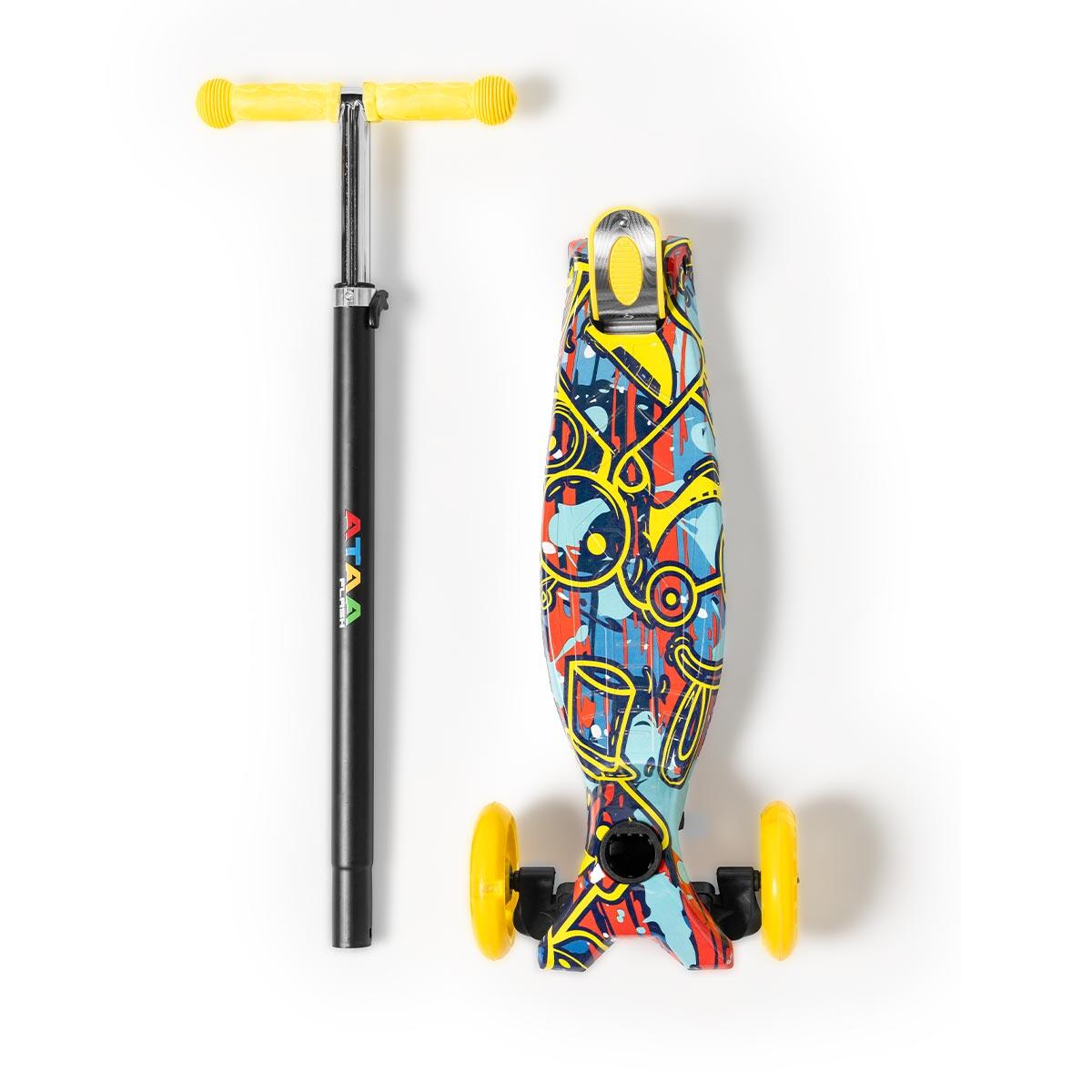 Kinderroller Scooter Für Kinder ATAA SPORTS Flash Pro Mit LED-Beleuchtung 4/7