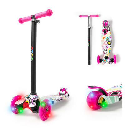 Trottinette 3 Roues Pour Enfants ATAA Flash Pro Lumières LED