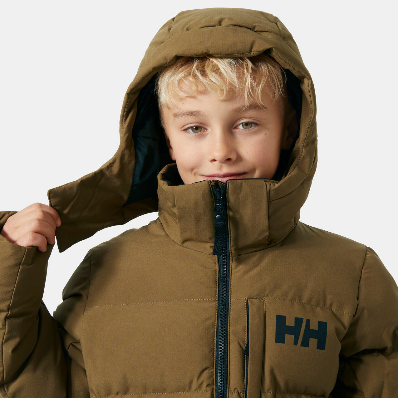 Doudoune longue à capuche enfant Helly Hansen Nord 3/7