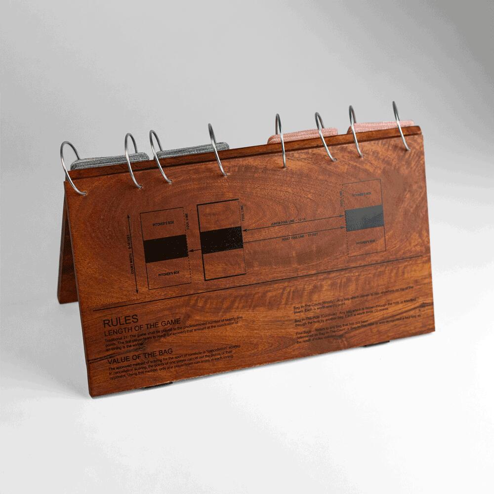 Painel de avaliação portátil para Cornhole 5/7